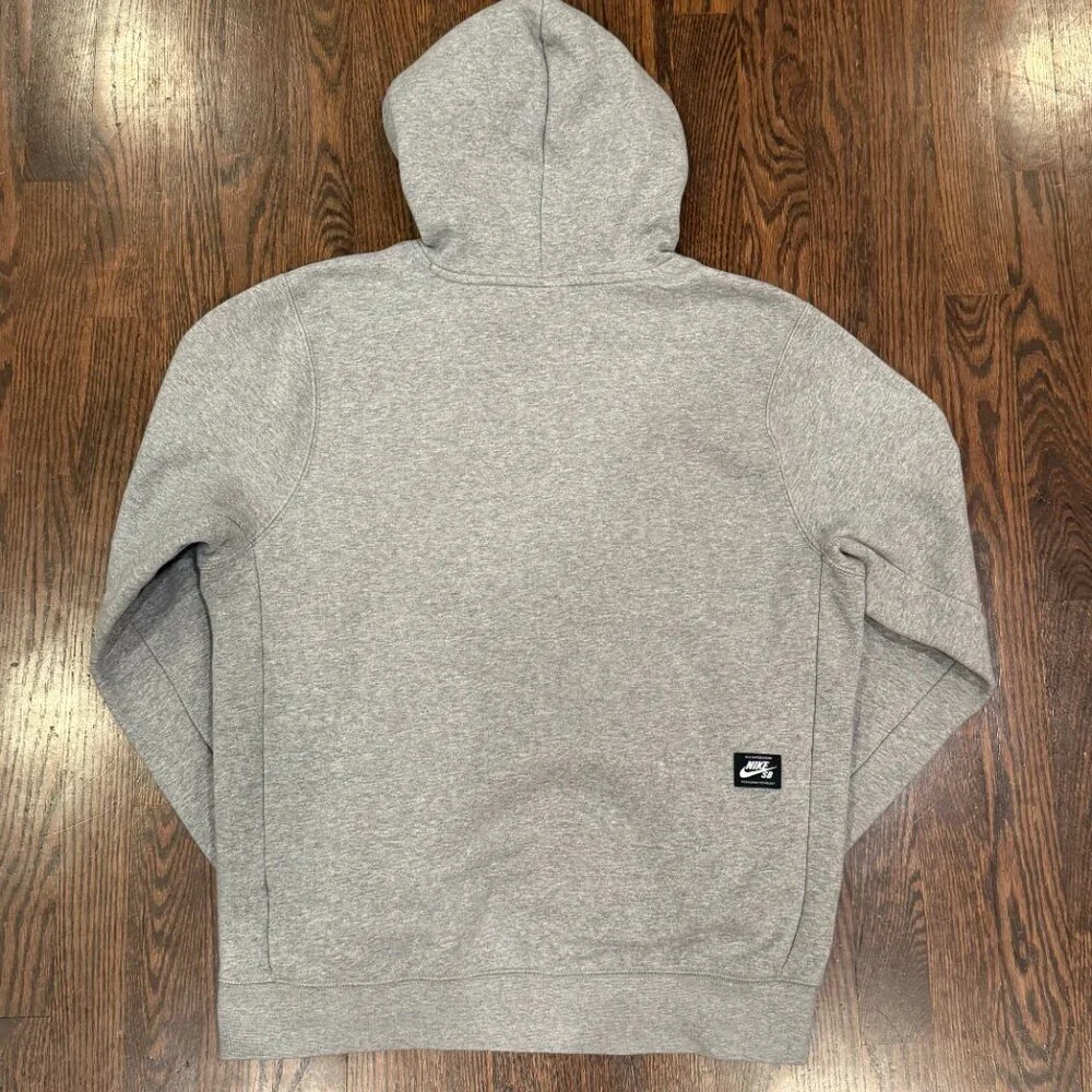 Nike SB Hoodie Gray Women’s Size Medium Streetwear Pullover - Picture 7 of 10